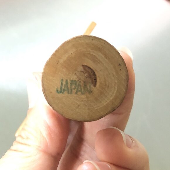 Vtg Japanese Totem Pole Figurine Hand Painted Carved Wooden Native American Art - Picture 7 of 7